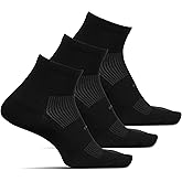 Feetures High Performance Ultra Light Cushion Quarter Sock - Moisture-Wicking Athletic Socks