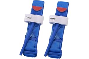 XINCA Tourniquets, 2 Pack Fastest, Safest, Most Effective Tourniquet, First Aid Tactical Life Saving Hemorrhage Control, Single-Handed Hemostatic Bandage