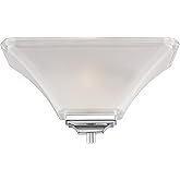 Nuvo Lighting 60/5373 Parker One Light Wall Sconce with Frosted Glass, Brushed Nickel