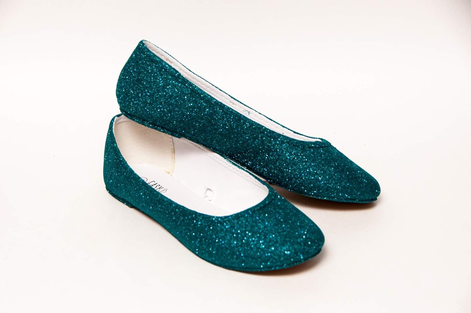 peacock colored shoes