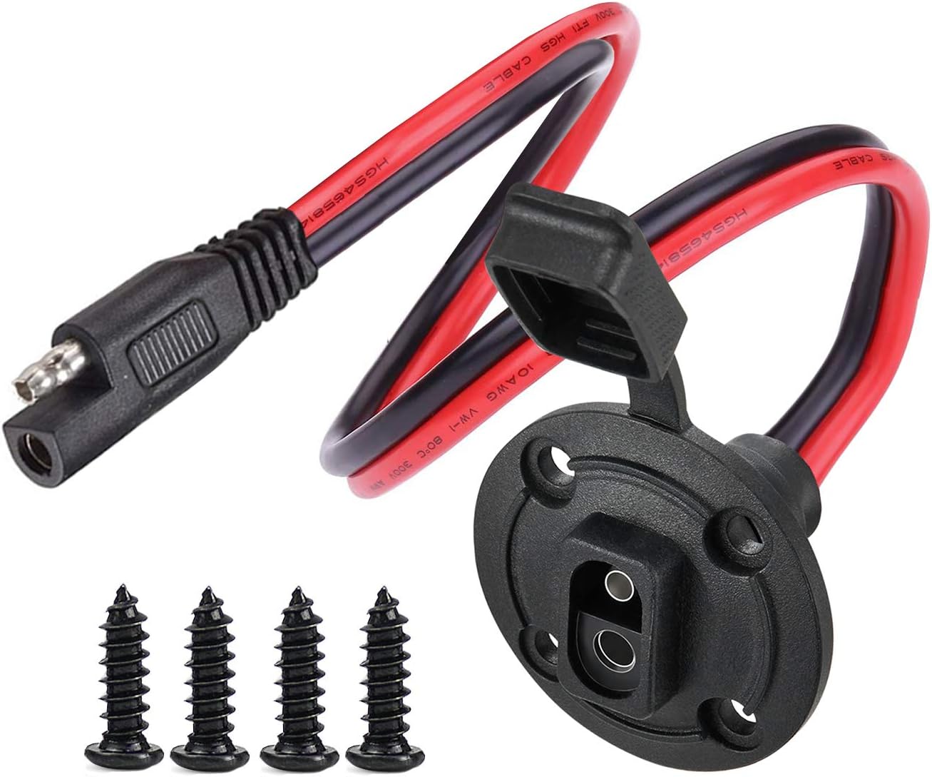 6 Stück SAE Polarity Reverse Adapter – Steckverbinder Zum Umkehren Der Polarität Für Solar, Auto & Motorrad