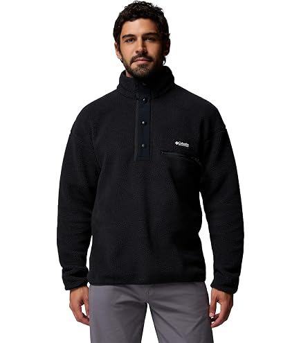 Amazon.com: Columbia Men's Helvetia Half Snap Fleece, Black, XX