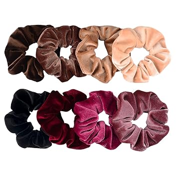 Buy Whaline Hair Scrunchies Velvet Hair Bobble Elastics Hair