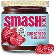 Smash Foods Raspberry Jam | Low-Calorie, No Sugar Added Keto Jam with Upcycled Fruit & Chia Seeds | Vegan, Paleo Superfood Fruit Spread (1 Jar)