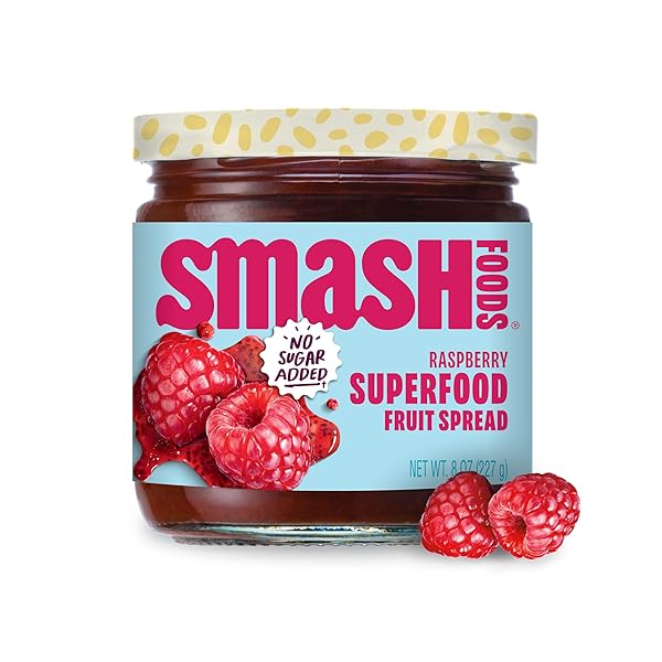 SMASH FOODS RASPBERRY JAM | LOW-CALORIE, NO SUGAR...