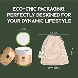 GREENZLA Reusable Makeup Remover Pads 20 Pack with Storage Box view 6