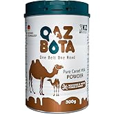 QAZBOTA&trade; Pure Camel Milk Powder 300g | Gut Health &amp; Immune Support | Easy-to-Digest Superfood | Rich in Protein &amp; Nutrients | Pasteurized Camel Dairy Alternative | Gluten Free | Clean Label Nutrition