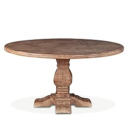 World Interiors Mango Wood Round Dining Table In