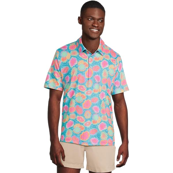 Chubbies Men's The Vanna Apex Swimmer (Performance Polo) Optic