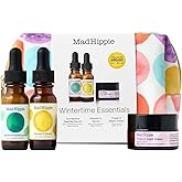 Mad Hippie Wintertime Essentials Travel-Size Skin Care Kit – Vitamin C Serum, Corrective Peptide Serum, Triple C Night Cream (0.5 Oz Ea) in a 100% Recycled Cosmetics Bag + 3 Assorted Sachets