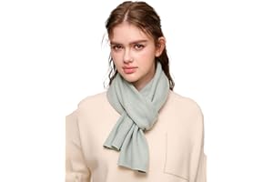 NUOHEMULE 100% Cashmere Scarf for Women, Dreamy Soft Knitted Winter Scarf in a Gift Box, Gift Ideas for Women Winter.