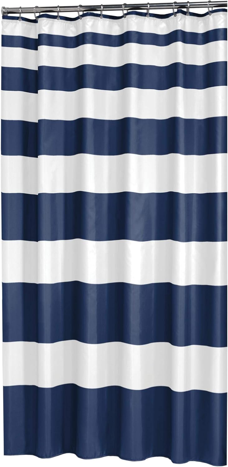 Sealskin Nautica Shower Curtain, Polyester, Blue, 180 x 200 cm Amazon