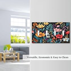 Boho Floral Vintage Flower Leaves Rustic Wildflower