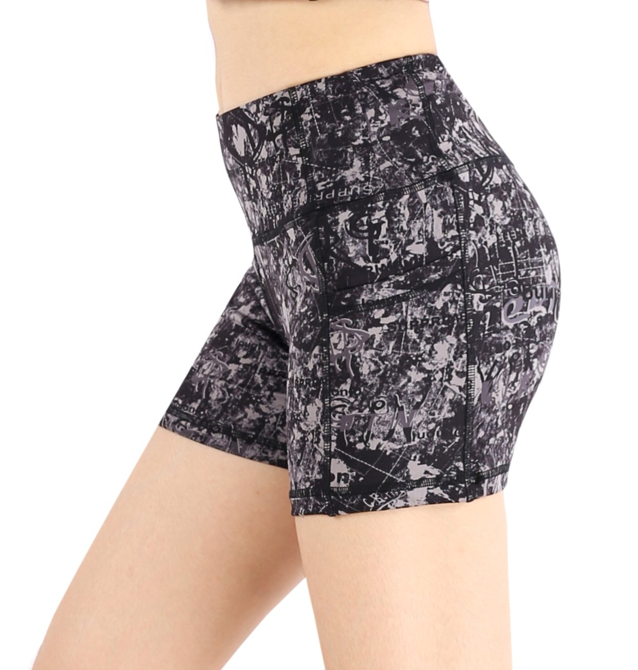 Zinmore Women's Ladies Gym Yoga Shorts 