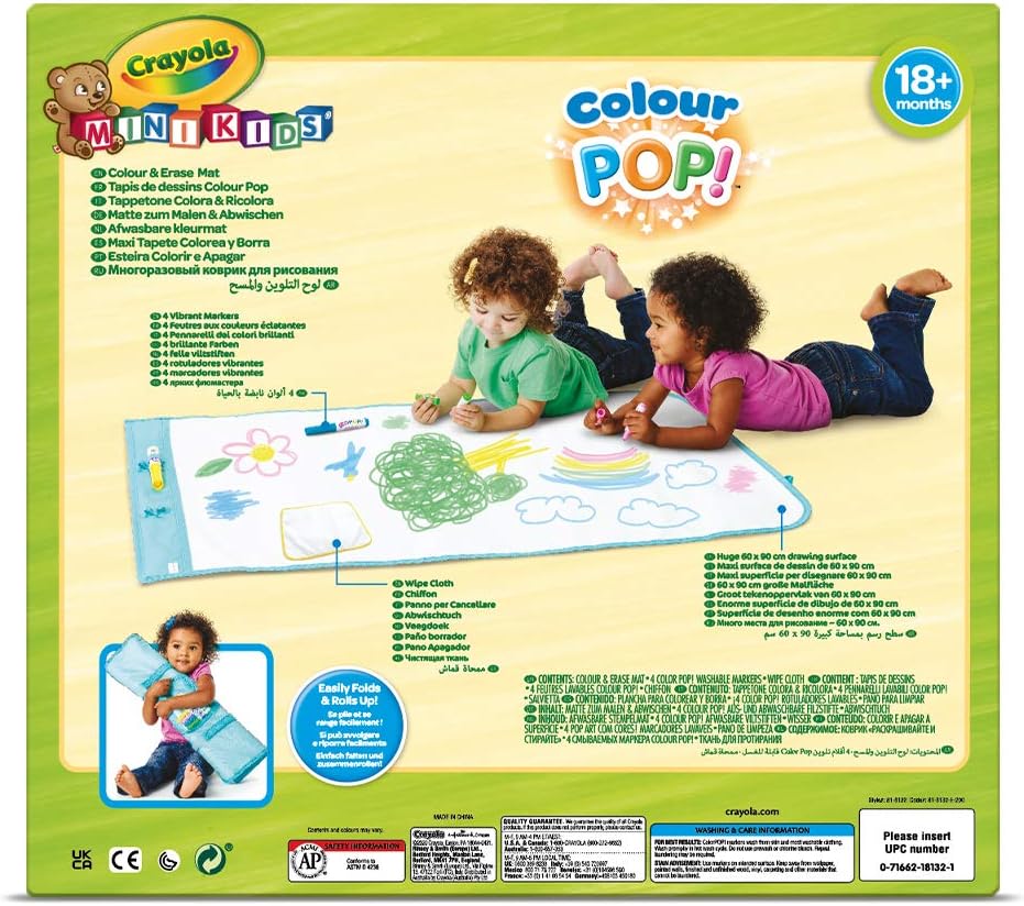 CRAYOLA 81-8132 Multi-Coloured and Recycled Maxi Surface Reusable