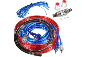 Universal Car 8GA Audio Wire Wiring Amplifier Subwoofer Speaker Installation Kit