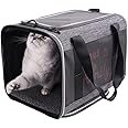 petisfam Soft Large Cat Carrier with Privacy Zipped Flaps for Sensitive and Nervous Cats
