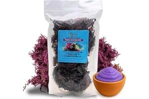BUIE HOLISTIC HERBS Purple Irish Sea Moss | Wildcrafted from St. Lucia | 16oz Makes ~240+ oz Sea Moss Gel | 100% Natural, Raw & Sun-Dried | Dr. Sebi Inspired, Nutrient-Rich Irish Moss for Health & Wellness