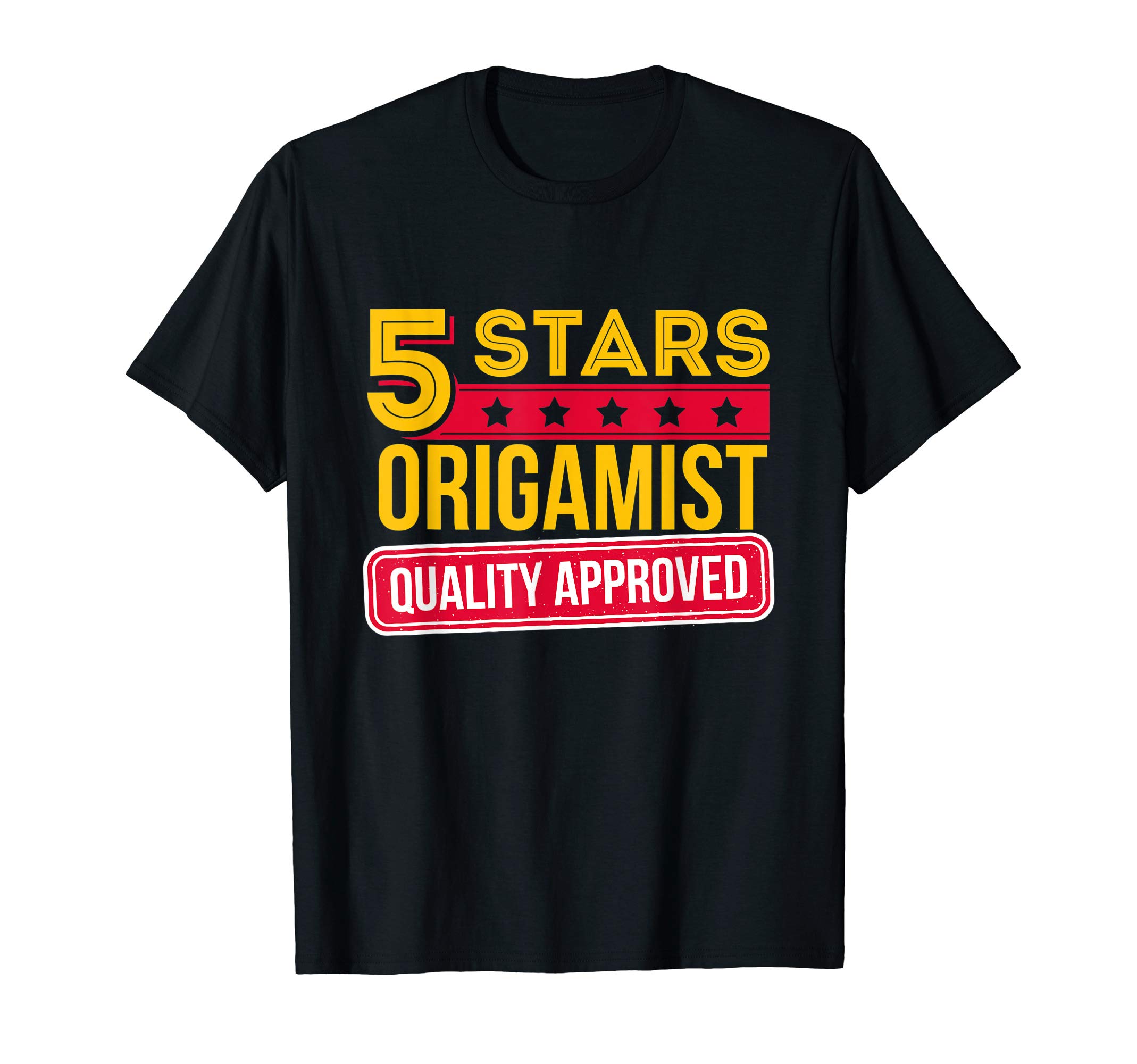 5 Stars Origamist - Funny Origami & Paper Folding Gift T-Shirt