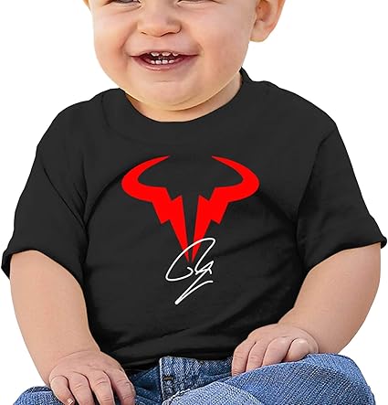 Amazon.com: Baby Rafael Nadal T-Shirts are Fun, Stylish Graphic Design is The Best Gift Choice ...