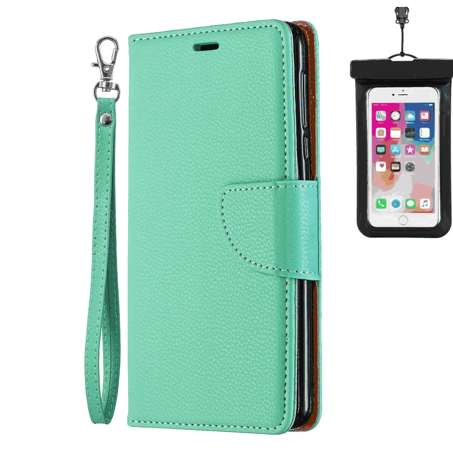 iPhone 7 Flip Case Cover for Leather Kickstand Card Holders Extra