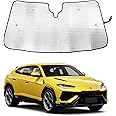 Front Windshield Sunshade for Lamborghini Urus 2018-2023, Front Window Sun Shade, Foldable Reflective Sun Visor, Screen Shield Cover Blocker UV Protector HeatShield