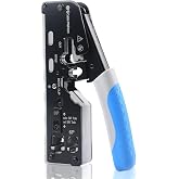 Cable Matters All-In-One Modular Ethernet Crimping Tool Cat 8 | Cat5, Cat6, Cat7, Cat8 Crimping Tool, for Shielded Pass-through Connectors