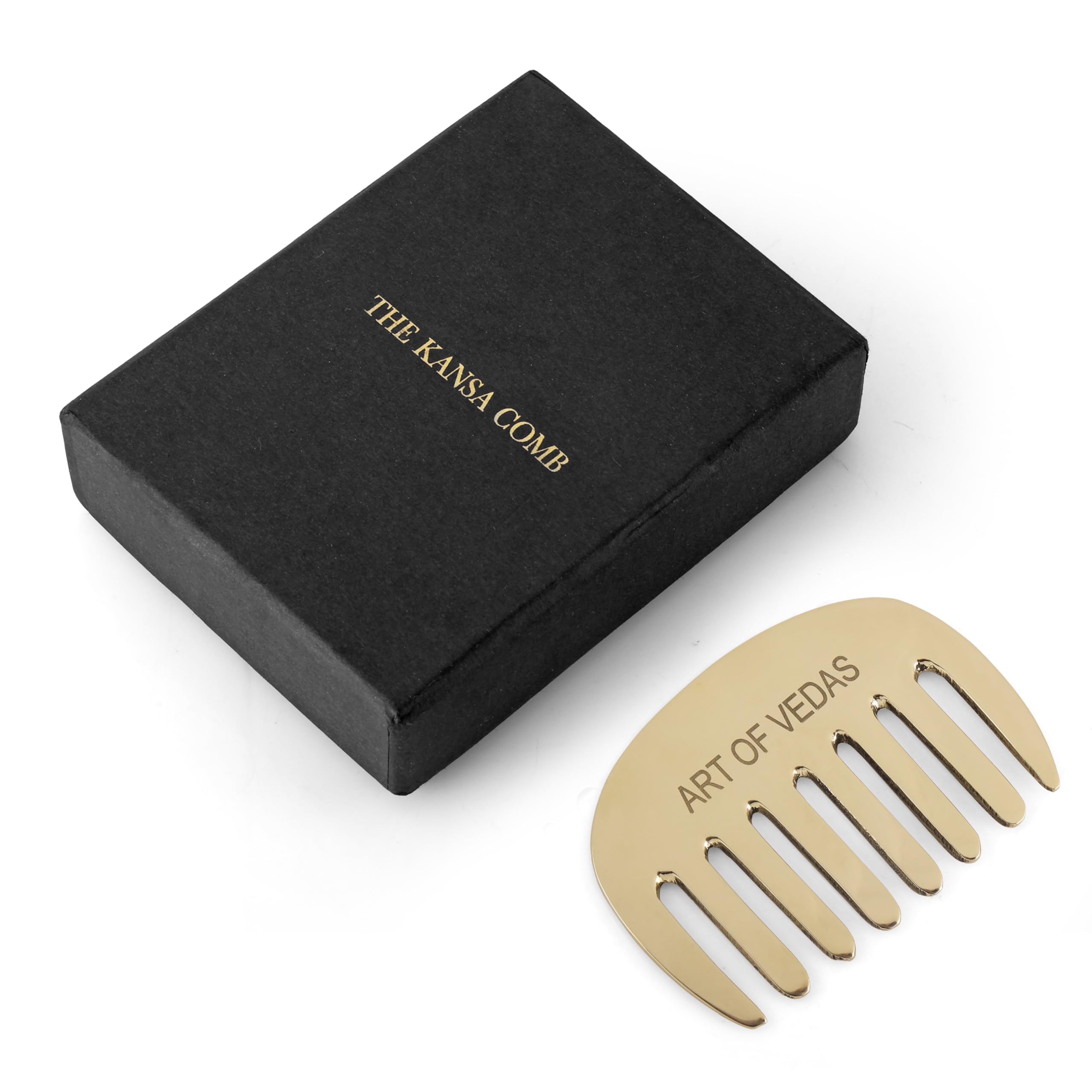 Art of Vedas Kansa Comb - Ayurvedic Scalp Massage Tool