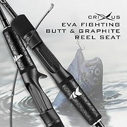 KastKing Crixus Fishing Rods, Spinning Rod 6ft