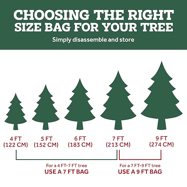 ZOBER 600D OXFORD FABRIC LARGE CHRISTMAS TREE STORAGE BAG – FITS 9 FT ARTIFICIAL TREES – TEAR PROOF WATERPROOF CHRISTMAS TREE BAG FOR STORAGE BOX FOR XMAS – STRONG, DURABLE HANDLES – CARD SLOT – GREEN