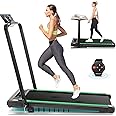ANCHEER Under Desk Treadmill with Incline, 3 in 1 Walking Pad with Remote Control, 2.5HP Folding Treadmill for Home, 300lbs Weight Capacity Quiet Jogging Running Electric Machine