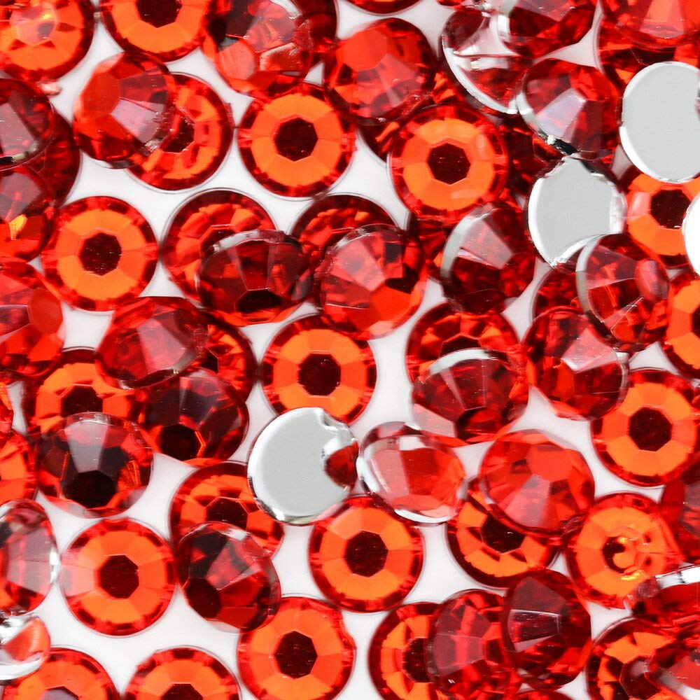 アクリル ラインストーン (3mm レッド) ネイルストーン 手芸 レジン の商品画像