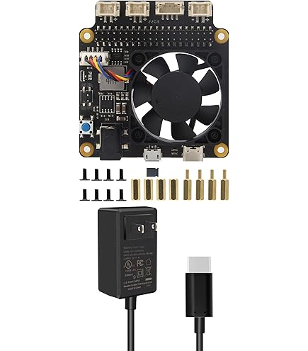 Amazon.com: Geekworm Raspberry Pi 4B/3B+/3B X735 V3.0 DC 6V-30V