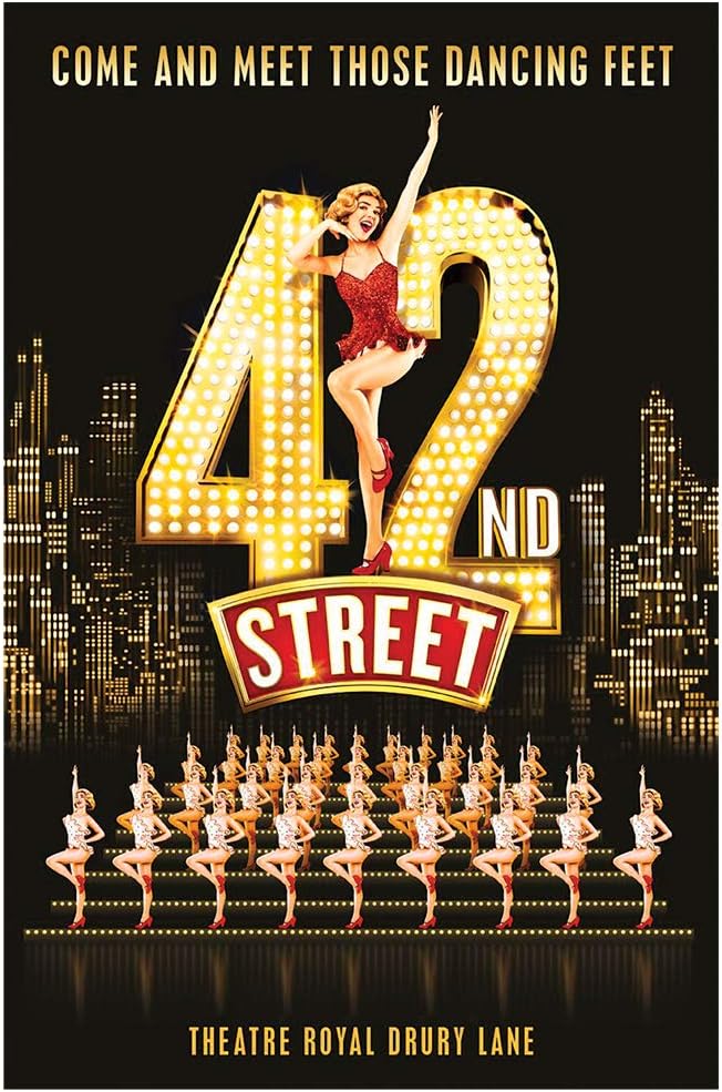 42ND STREET POSTER MUSICAL THEATRE POSTERS WALL ART HOME OFFICE