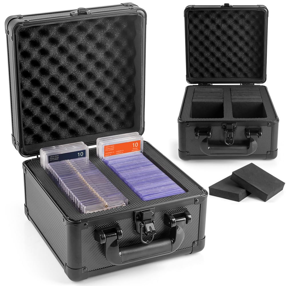 Photo 1 of JoyHood Graded Card Storage Box, Top Loaders Storage Boxes, PSA Card Slab Holder Storage Case for Trading Cards & Sports Cards