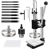Leather Press Hole Puncher Leather Cutting Machine Hand Punching Machine for DIY Craft Punching Holes Cutting, Forming Pressing,Install Rivets and Snap Buttons
