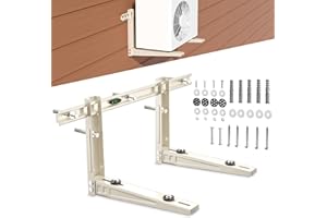 Toutgood Outdoor Mini Split Wall Mounting Bracket, Heavy-Duty Wall Bracket for 7000 Btu to 12000 Btu Ductless Mini Split Air Conditioner AC Heat Pump Systems , Max 400 Lb Capacity