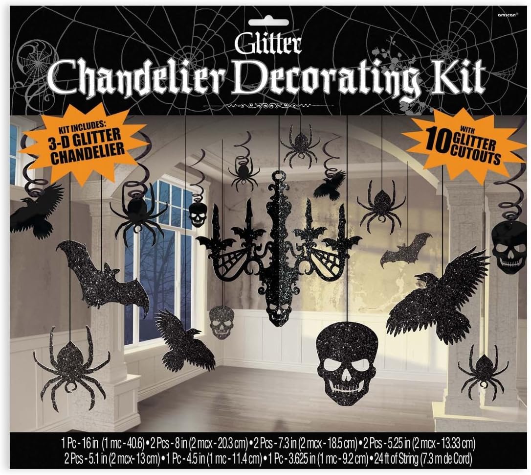 Amazon Com Amscan Party Decoration Halloween Glitter Paper