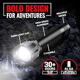 REHKITTZ 3000 Lumens LED Torch Super Bright Camping Flashlight 5 Modes view 4