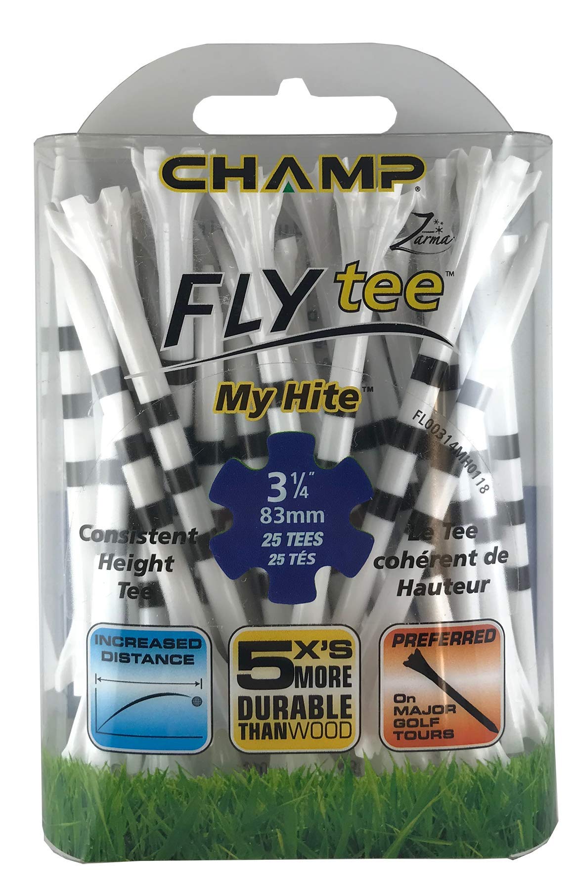 Champ Unisex Champ My Hite Flytees Combo, Black White, One Size UK