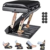 Leermart Adjustable Footrest with Removable Soft Foot Rest Pad Max-Load 120Lbs with Massaging Beads for Car,Under Desk, Home,