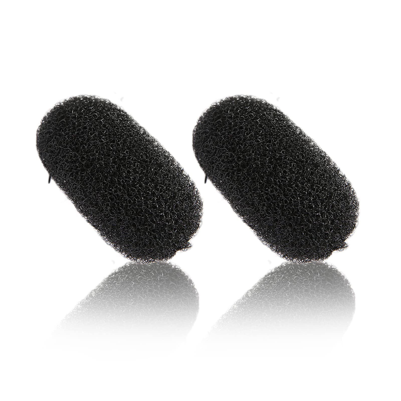 2Pcs Bump It Up Volume Hair Base,Hair Padding Tool,Volume Hair Bump Inserts Hair Pads Hair Bump Up Clip for Women Girls DIY Hairstyles (Black)