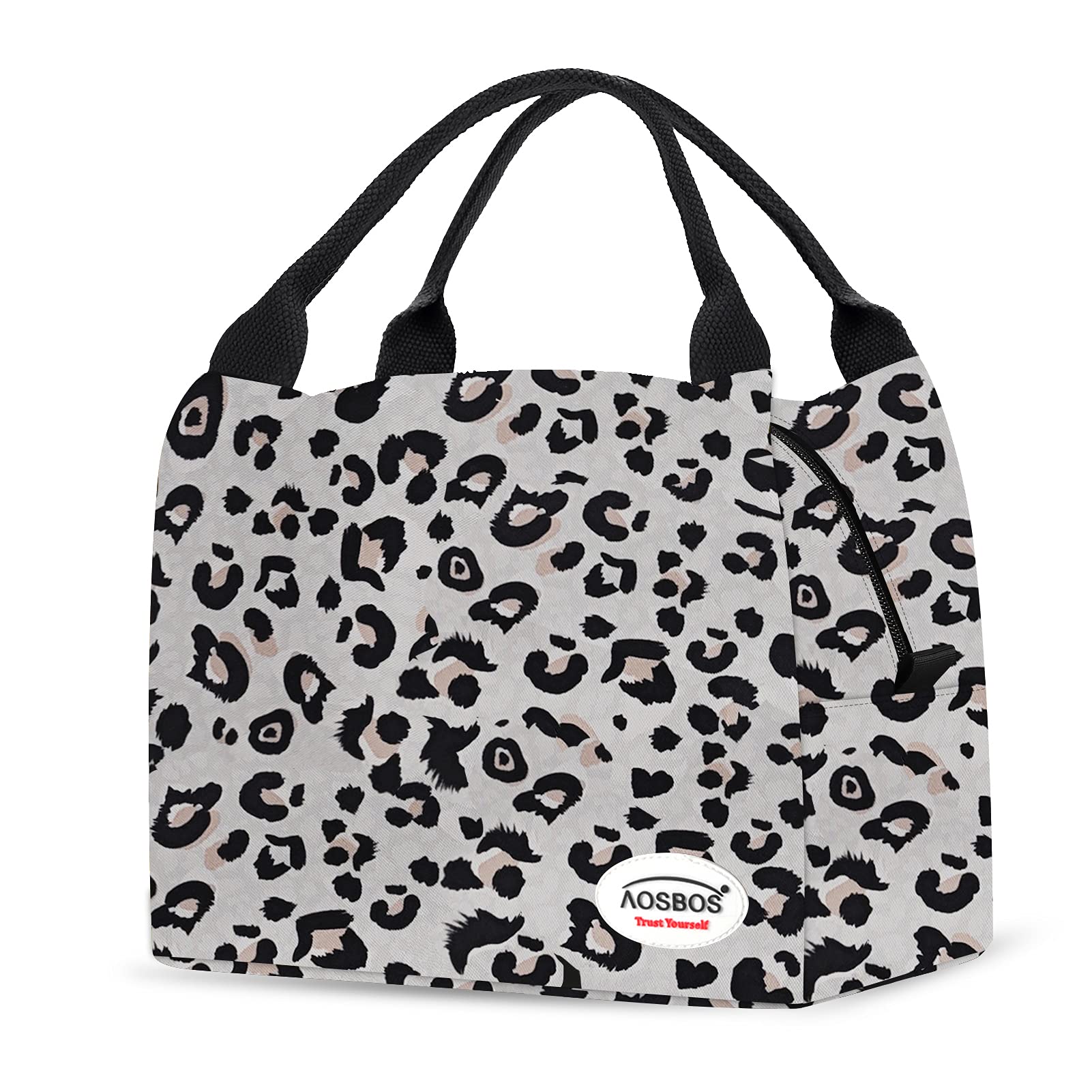 Aosbos Insulated Lunch Bag for Women Kids Adults, 8.5L Water-Resistant Thermal Lunchbox Cool Bags, Reusable Cooler Tote for School Work Picnic Travel Outdoor — image 1