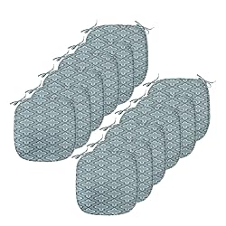 Ambesonne Turquoise Chair Seating Cushion Set of