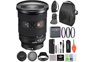 Sony FE 24-70mm f/2.8 GM II Lens (SEL2470GM2) Bundle with Backpack, 3PC Filter Kit & Advanced Accessories | Sony 24-70mm gm i