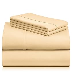 LuxClub 3 PC Sheet Set Bed Sheets Deep Pockets