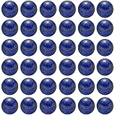 Natural Stone Beads 100pcs 10mm Lapis Lazuli Round Genuine Stone Beading Loose Gemstone Hole 1mm DIY Charm Smooth Beads for Bracelet Necklace Earrings Jewelry Making (Lapis Lazuli Blue, 10mm)