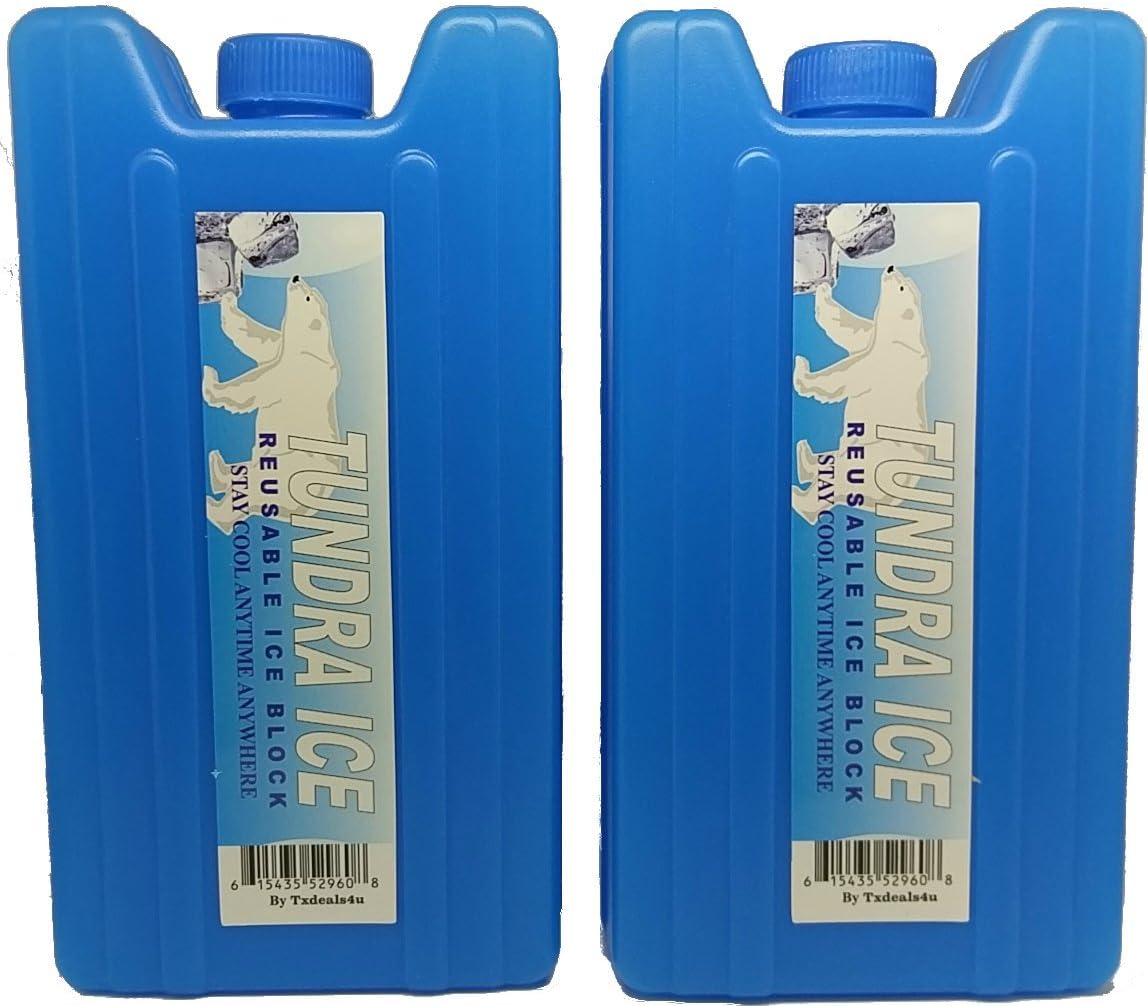 Ice Pack Hidden Secret Booze Alcohol Spirits Flask Two Pack - 14oz Capacity Food Grade Material - Great for Concerts, Festivals and the Beach