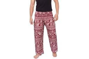 Banjamath® Mens Yoga Harem Lounge Boho Parachute Loose Baggy Pants