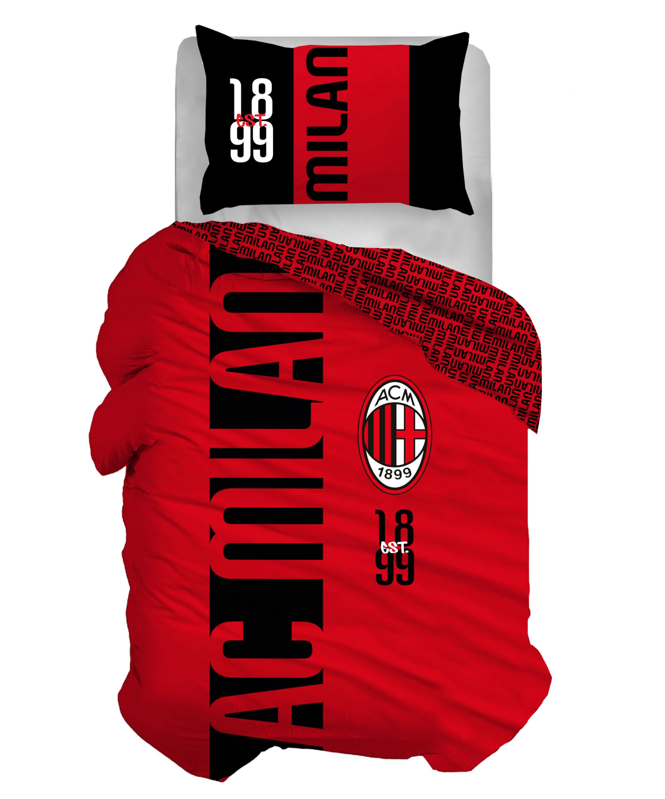 hermet Milan Cotton Single Duvet Cover Set, Duvet Cover Set, Sleeping Bag + Pillowcase, 100% Cotton, Official Product, (No Fitted Sheet)